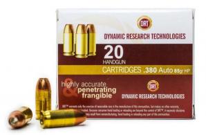 DRT Terminal Shock Jacketed Hollow Point 380 ACP Ammo 20 Round Box