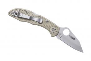 Kahr Arms KNSDKH002 Spyderco Folder 2.5" VG-10 Fiberglass Reinforced Nylon Khaki - KNSDKH002