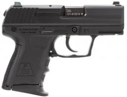 Heckler & Koch H&K P2000 V2 LEM 9mm Luger 3.66" 13+1 (2) Black Blued Steel Slide Black Interchangeable Backstrap Grip NMS - 81000038
