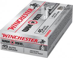 Winchester Ammo Win1911 45 ACP 230 GR FMJ/JHP 200ct Wooden Box/2Cs