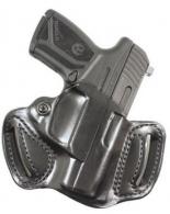 Bulldog Belt Slide Large Automatic Handgun Holster Right Hand Leather Blac