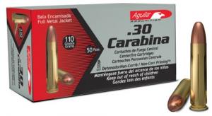 Aguila Ammunition .30 Carbine 110 Gr FMJ 1000rd Case