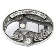 North American Arms Chestnut Belt Buckle 22 Long Rifle Revolver