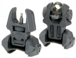 Mako Flip Up Front and Rear Sights with Tritium 4 Rear Dots AR-15/M4/M1