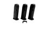 Shield Arms S15 Gen 3 Magazine, 15rd, Black Nitride, 3-Pack w Steel Mag Catch, For Glock 43X/48 (Image 2)