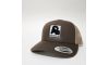 Hickok45 5 PNL Retro Trucker Hat / Brown-Khaki (Image 4)
